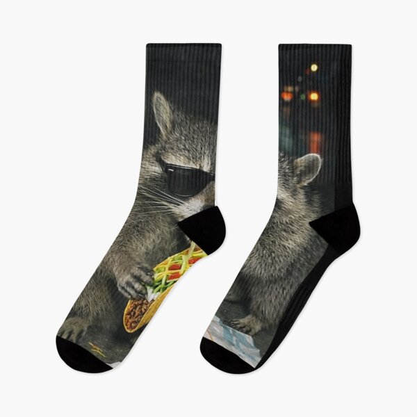 Item preview, Funny Raccoon Eating Taco Cool Sunglasses Cute Animal Meme designed and sold by PhocoNibict.
