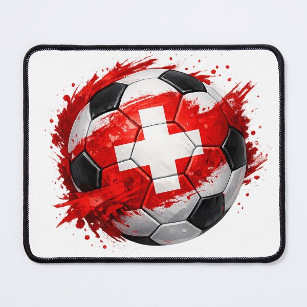 Item preview, Swiss Soccer Spirit – Switzerland Flag Football Design designed and sold by RolMerch.