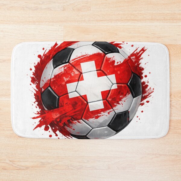 Item preview, Swiss Soccer Spirit – Switzerland Flag Football Design designed and sold by RolMerch.