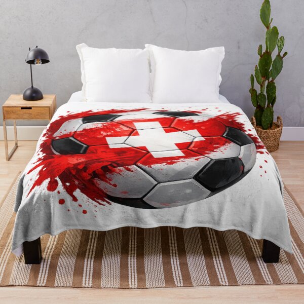 Item preview, Swiss Soccer Spirit – Switzerland Flag Football Design designed and sold by RolMerch.