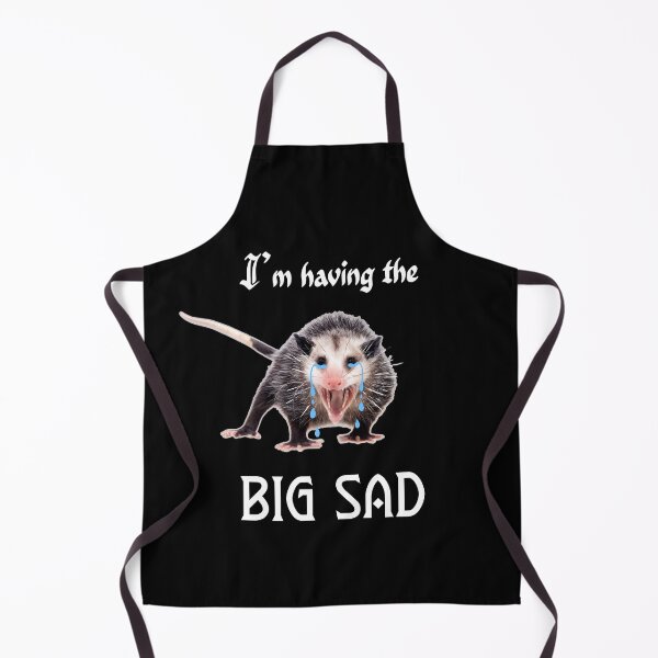 Item preview, Opossum meme simple style Big SAD designed and sold by mooncakekaro.
