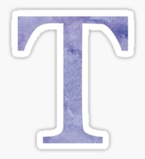 Violet Watercolor Τ Sticker