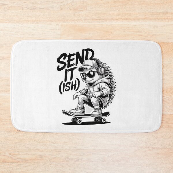 Item preview, graffiti hedgehog skater – board tricks - streetwear - kickflip - skateboarding - skater - skate life - skate culture  - Skateboarding animal designed and sold by JansenGS.