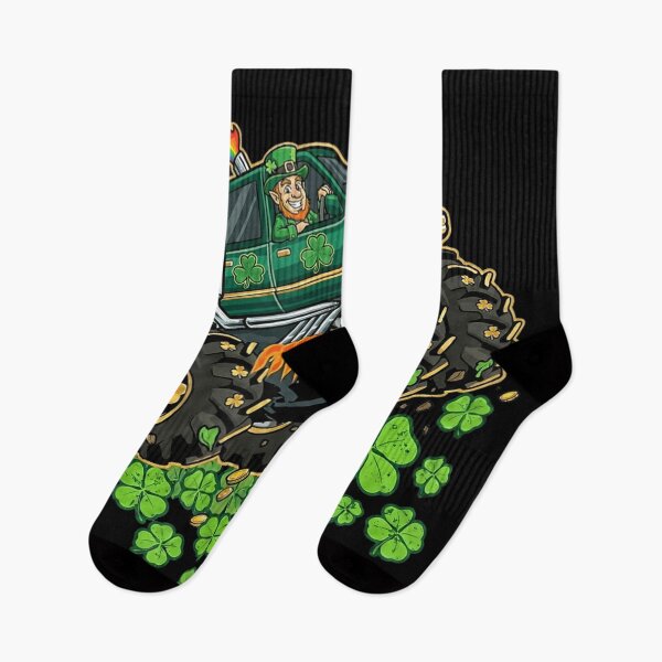 Item preview, Funny Leprechaun Monster Truck St Patricks Day Shamrock designed and sold by PhocoNibict.