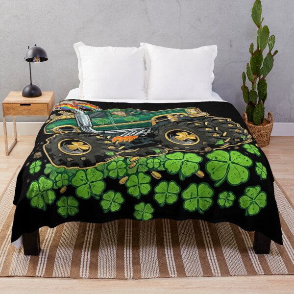 Item preview, Funny Leprechaun Monster Truck St Patricks Day Shamrock designed and sold by PhocoNibict.