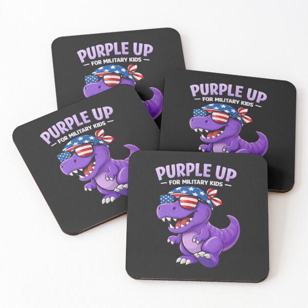 Item preview, Purple Up Military Child Cute Dinosaur Purple Up Day  designed and sold by FrankIsabel.