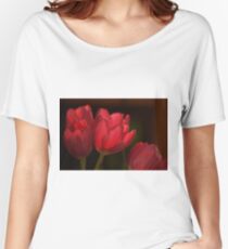tulips Women's Relaxed Fit T-Shirt