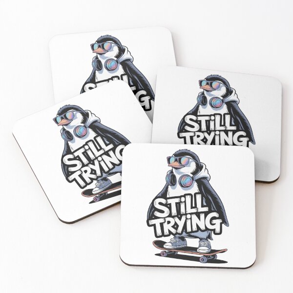 Item preview, graffiti penguin skater – board tricks - streetwear - kickflip - skateboarding - skater - skate life - skate culture  - Skateboarding animal designed and sold by JansenGS.