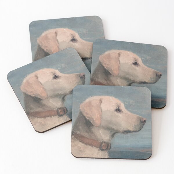Item preview, Labrador retriever Portrait with Leather Collar designed and sold by lautir.