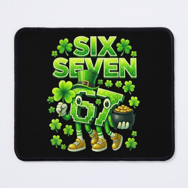 Item preview, Six Seven Lucky Irish Funny St Patricks Day Shamrock designed and sold by PhocoNibict.