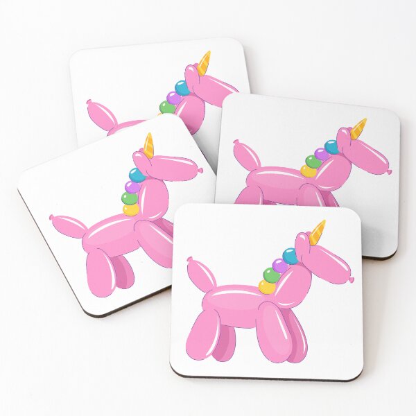 Item preview, Balloon Unicorn Dog – Cute Pink Balloon Animal designed and sold by deslydesign.