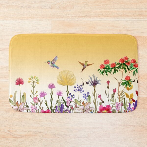 Item preview, The Joy Of Summer Flowers And Hummingbirds designed and sold by JonnaHurmerinta.