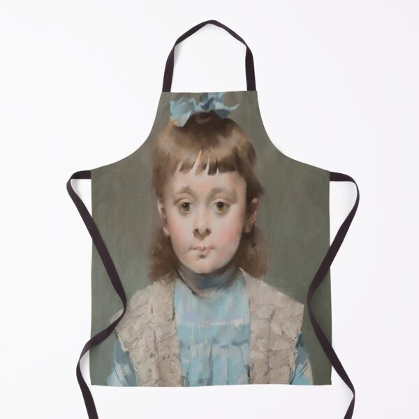 Item preview, Portrait of a Young Girl with a Blue Ribbon designed and sold by SharonTheFirst.