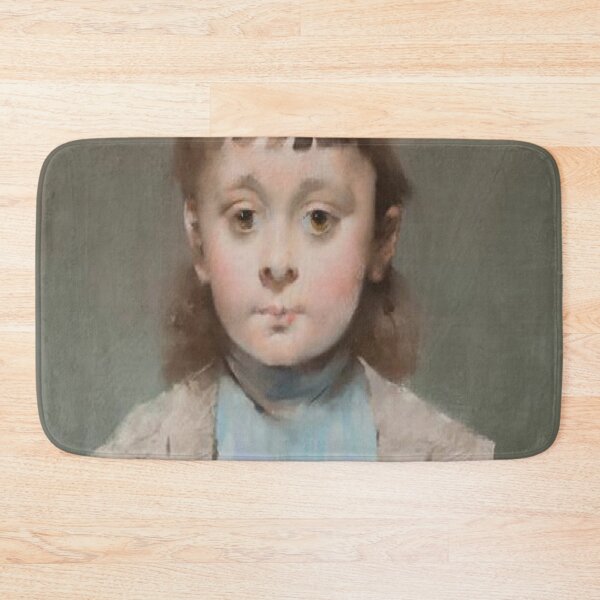 Item preview, Portrait of a Young Girl with a Blue Ribbon designed and sold by SharonTheFirst.