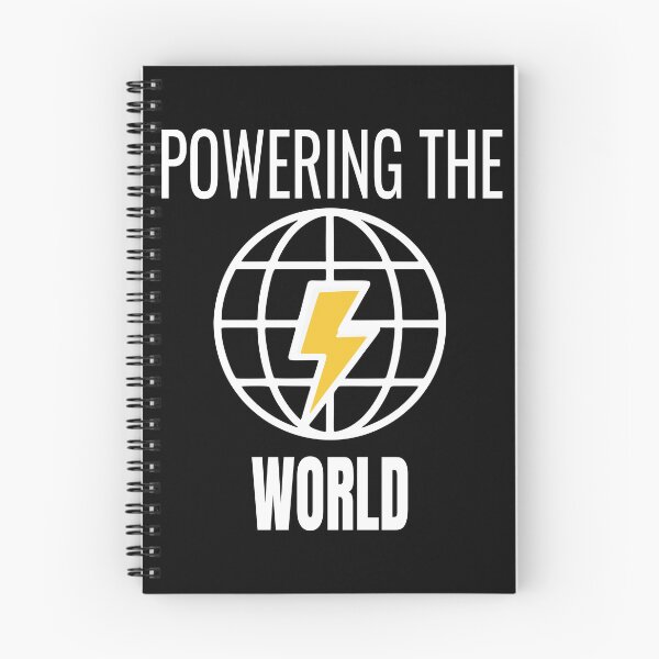 Item preview, Powering The World - Proud Professional Electrician Graphic gift Design designed and sold by Dantin.