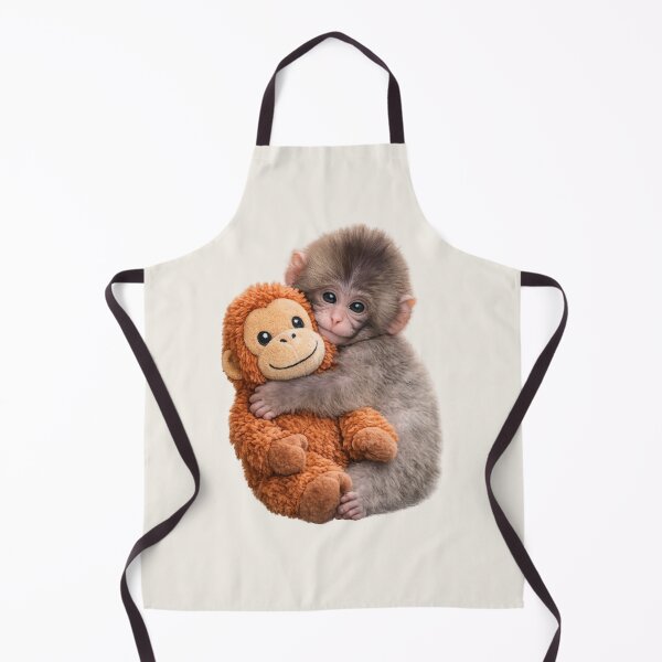 Item preview, Punch - Cute Sad Punch Baby Monkey Hugging Orangutan Plush Toy | Kawaii Comfort Friendship Team Punch Art designed and sold by PopCulturePixel.