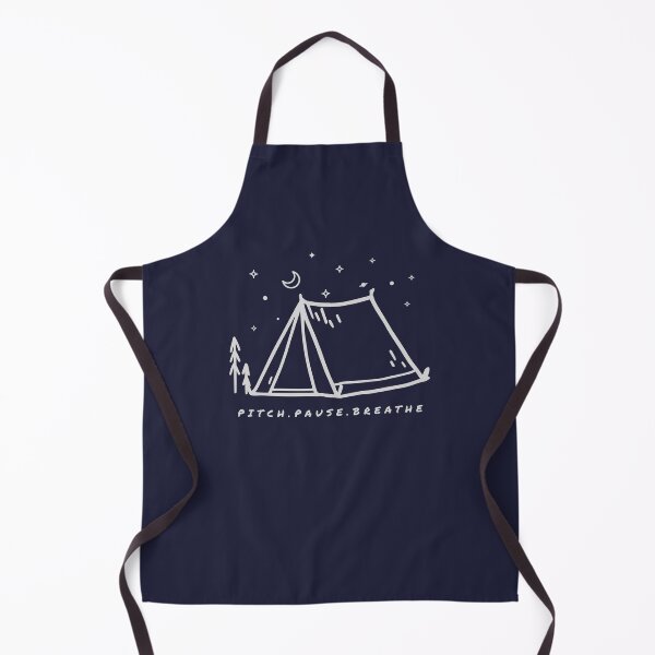 Artikelvorschau, Zeltaufbau, Pause, Atempause – Minimalistisches, achtsames Camping-Design entworfen und verkauft von Slow Vibes Designs.