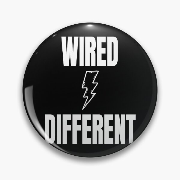 Item preview, Wired Different Electrician - Bold Trade Pride Graphic gift Design designed and sold by Dantin.