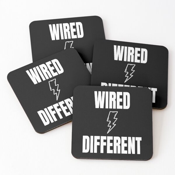 Item preview, Wired Different Electrician - Bold Trade Pride Graphic gift Design designed and sold by Dantin.