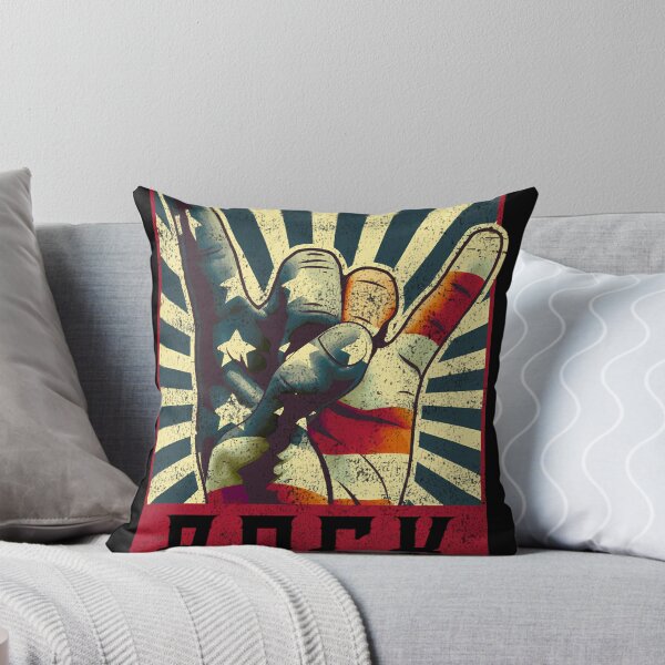 Item preview, Vintage Rock Concert Band Poster 70S 80S Retro Horns designed and sold by HassanIsmail.