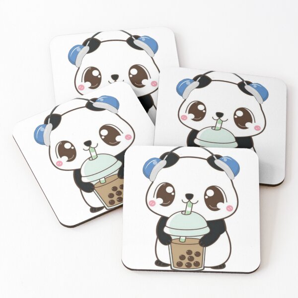 Item preview, Kawaii Teddy Bear Drinking Coffee – Cute and Cozy Illustration designed and sold by Infinite Art.