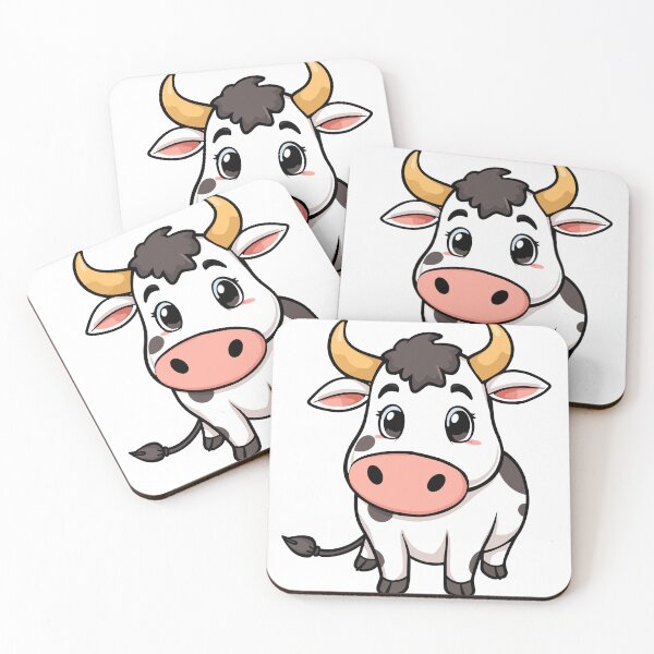 Item preview, Kawaii Cow – Adorable Cute Cow designed and sold by Infinite Art.