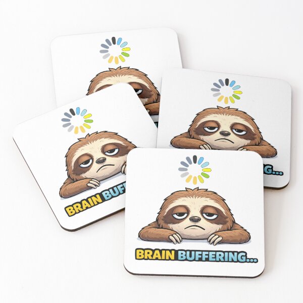 Item preview, Brain Buffering Funny Sloth Meme designed and sold by the-dovlat.