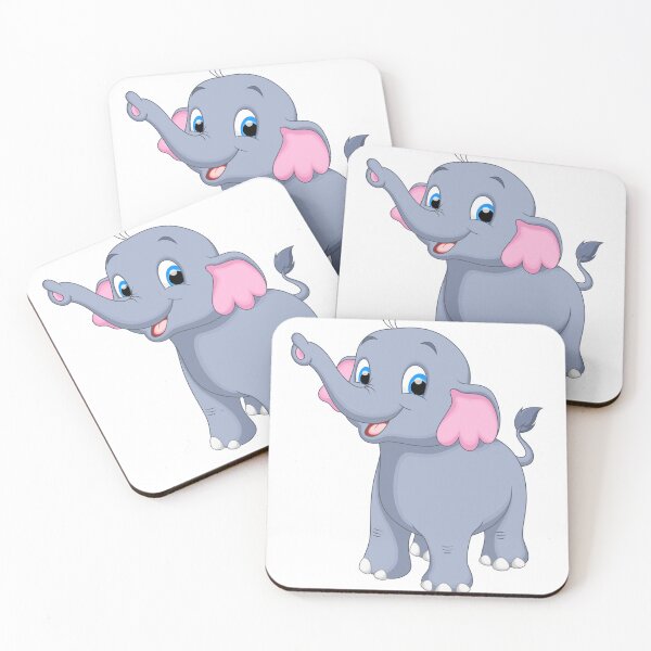 Item preview, Cute Elephant – Kawaii Jumbo Animal designed and sold by Infinite Art.