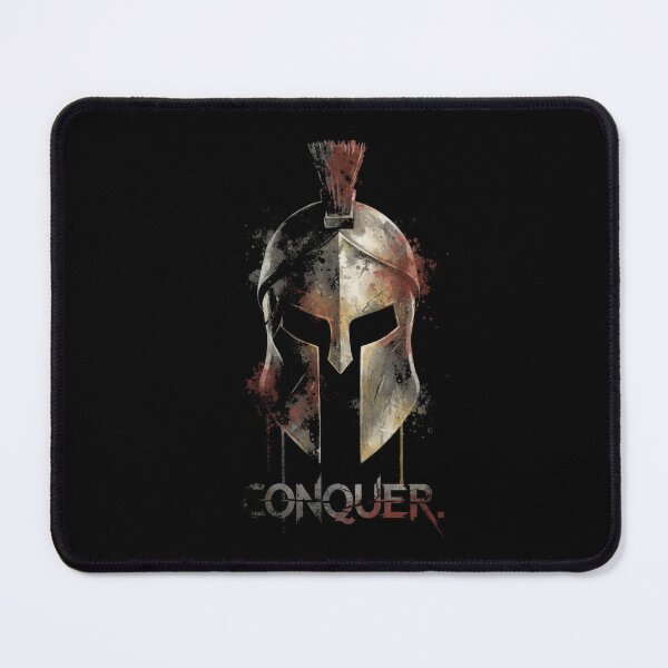 Item preview, Conquer Spartan Helmet Grungy Warrior Design designed and sold by Faithful Inspiration.