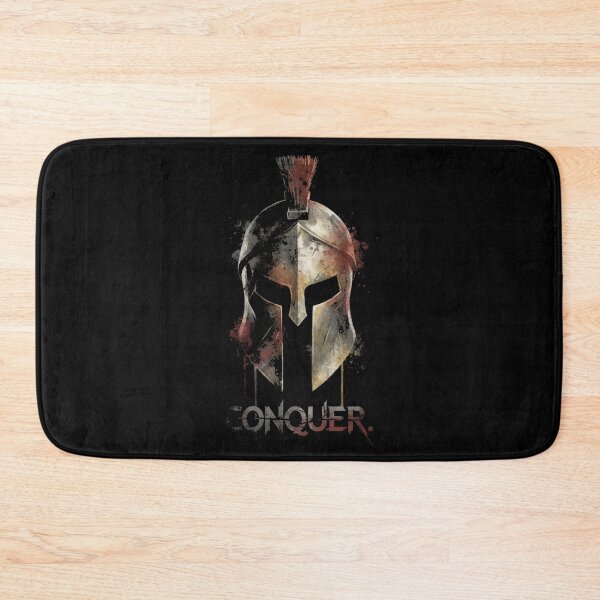 Item preview, Conquer Spartan Helmet Grungy Warrior Design designed and sold by Faithful Inspiration.