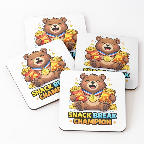 Item preview, Snack Break Champion Funny Bear designed and sold by the-dovlat.