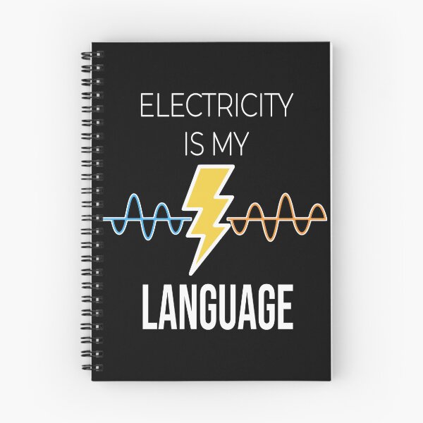 Item preview, Electricity Is My Language - Funny Electrician Sine Wave Graphic Gift Design designed and sold by Dantin.
