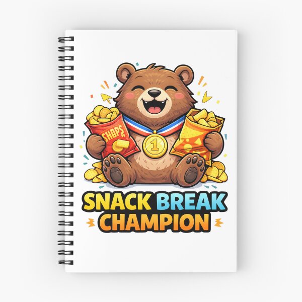 Item preview, Snack Break Champion Funny Bear designed and sold by the-dovlat.
