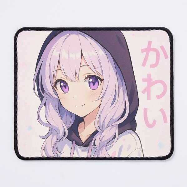 Item preview, Kawaii Anime Hoodie Girl designed and sold by InkTheFox.