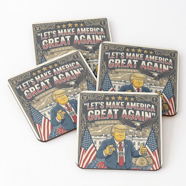 Item preview, Retro President Trump "Make America Great Again" Comic Poster designed and sold by Midnight Replay.