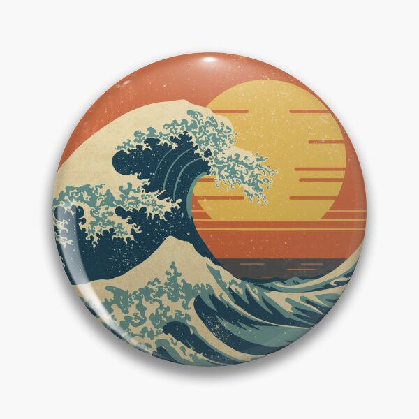 Item preview, Retro sea wave designed and sold by Luisshopp.