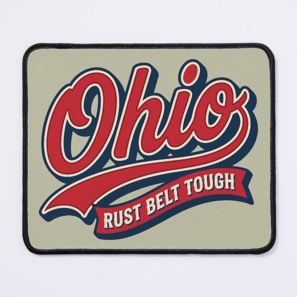 Item preview, Ohio Pride: Rust Belt Tough Retro Script Vintage designed and sold by Cozy-Old-Pub.