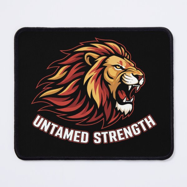 Item preview, Untamed Strength Roaring Lion Fitness Design designed and sold by Faithful Inspiration.