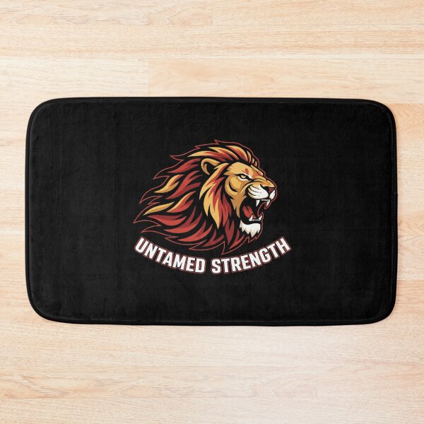 Item preview, Untamed Strength Roaring Lion Fitness Design designed and sold by Faithful Inspiration.