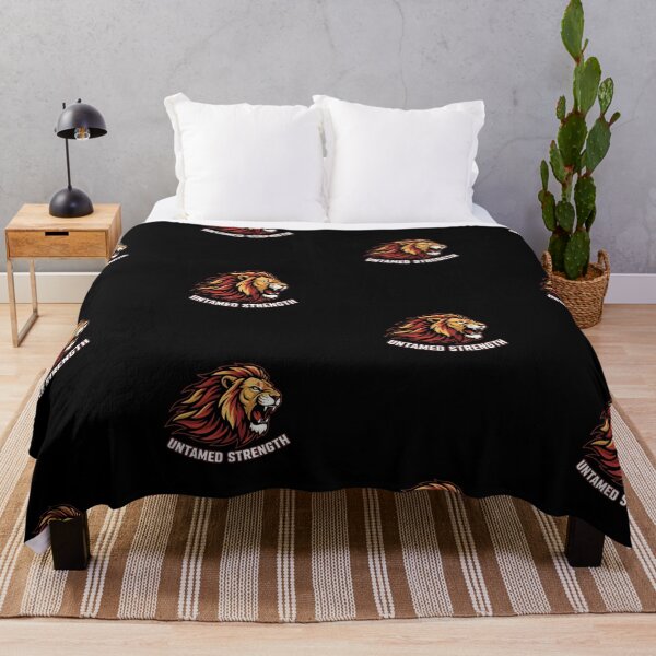 Item preview, Untamed Strength Roaring Lion Fitness Design designed and sold by Faithful Inspiration.