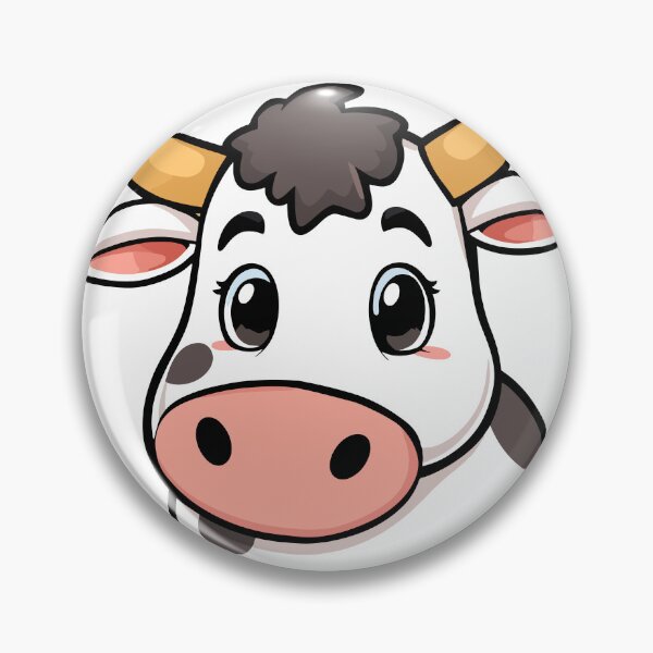 Item preview, Kawaii Cow – Adorable Cute Cow designed and sold by Infinite Art.