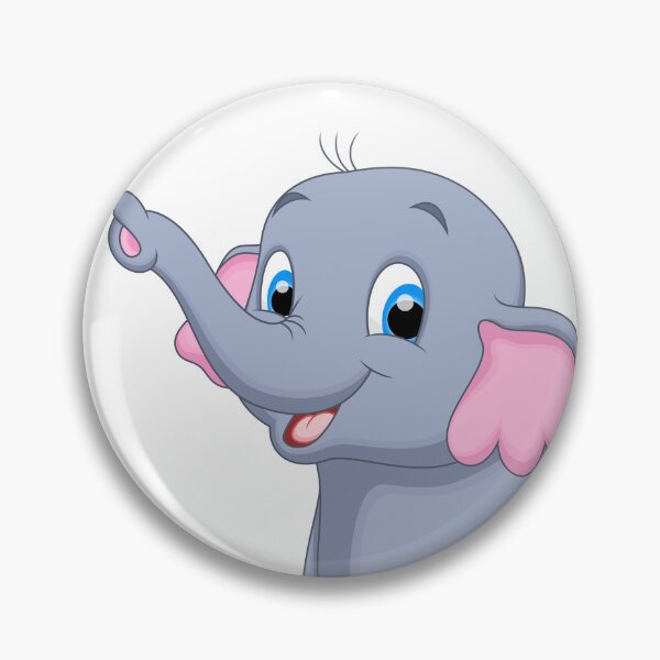 Item preview, Cute Elephant – Kawaii Jumbo Animal designed and sold by Infinite Art.