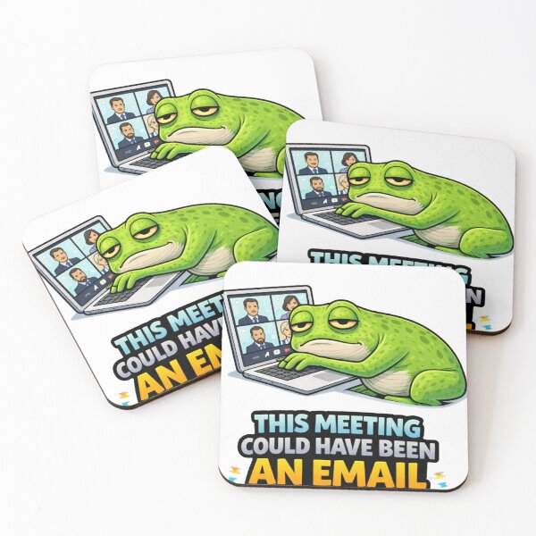 Item preview, This Meeting Could Have Been An Email Frog designed and sold by the-dovlat.