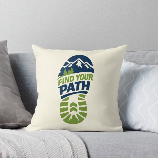 Item preview, Find Your Path Hiking Bootprint designed and sold by SnappyPNG.