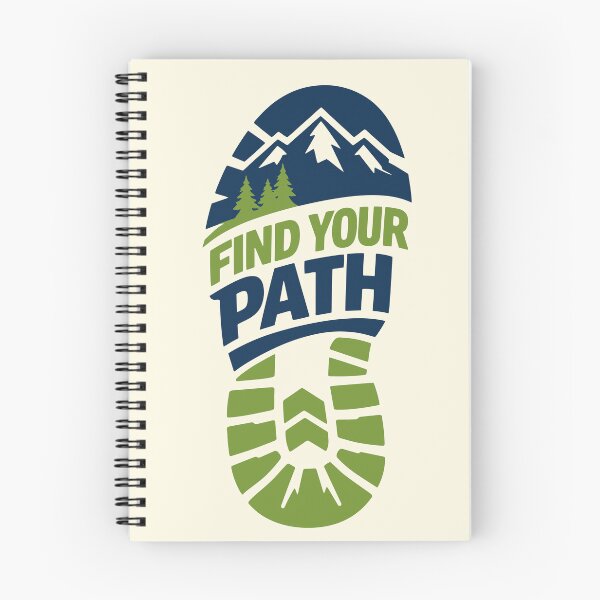 Item preview, Find Your Path Hiking Bootprint designed and sold by SnappyPNG.