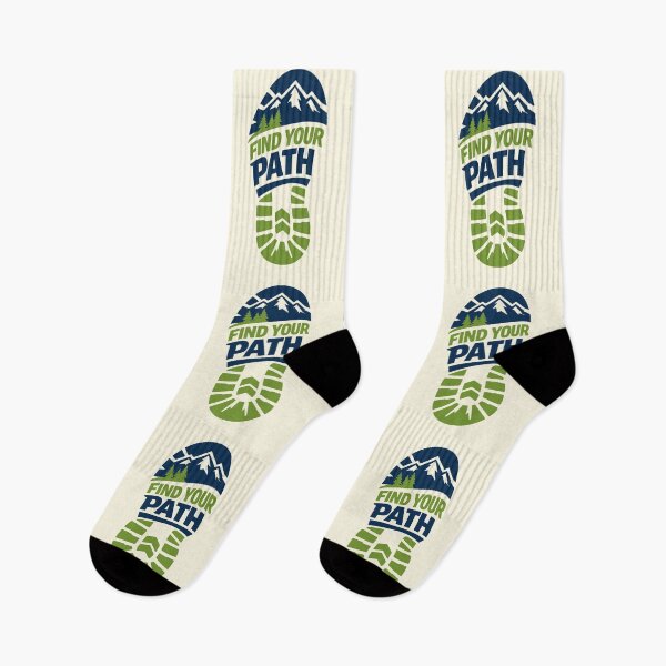 Item preview, Find Your Path Hiking Bootprint designed and sold by SnappyPNG.