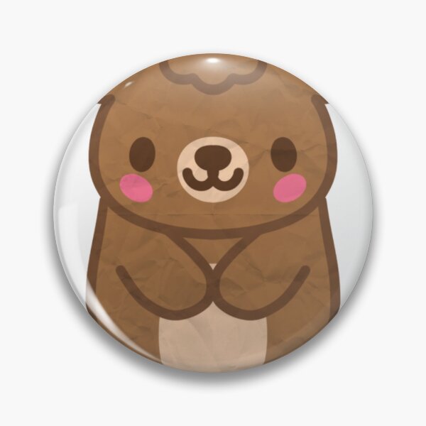 Item preview, Cute Brown Bear Illustration – Kawaii Animal Art designed and sold by Infinite Art.