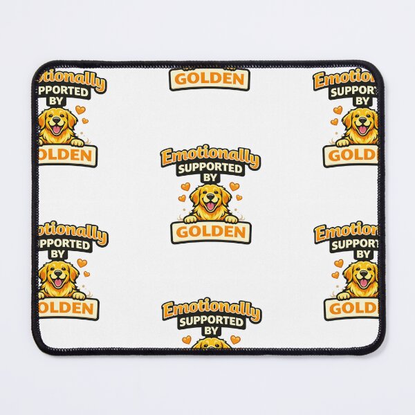 Item preview, Emotionally Supported by Golden Golden Retriever Gift designed and sold by WildVista.