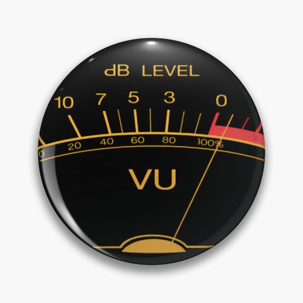 Item preview, Volume Vu Meter Vintage Audio Engineer Recording Studio Gear Head Musician Guitar designed and sold by AngelaLollar2.
