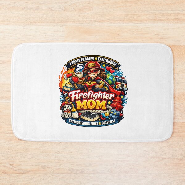 Item preview, Firefighter Mom designed and sold by Teacuppupdesign.